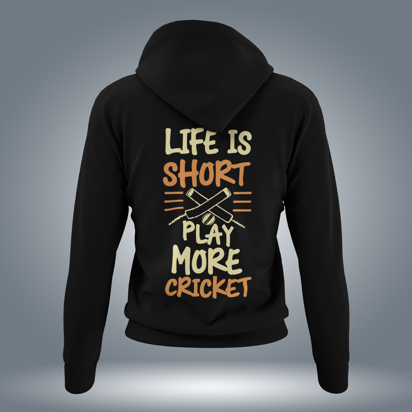 Play more Cricket Hoodie