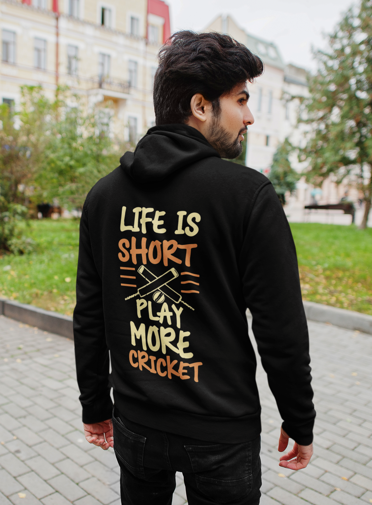 Play more Cricket Hoodie