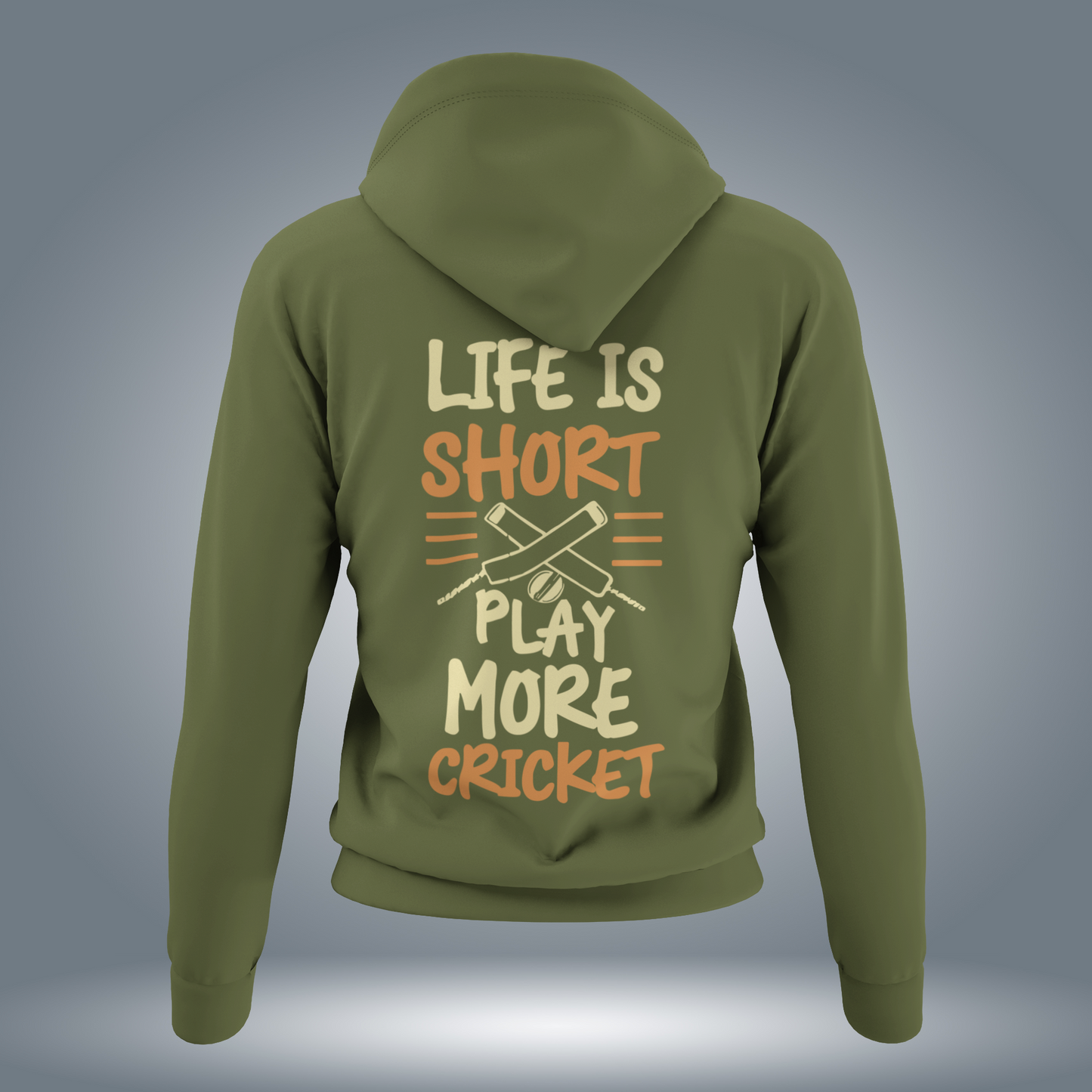 Play more Cricket Hoodie