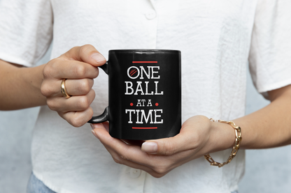 One Ball at a Time - Cricket Coffee Mug