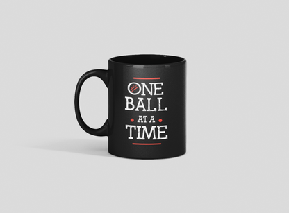 One Ball at a Time - Cricket Coffee Mug